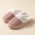Chaussons Câlin Femme fourrure – Rose poudré