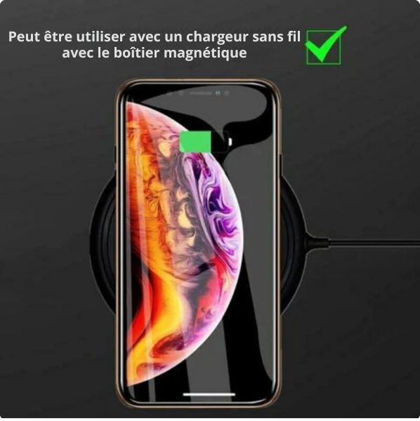 Coque Magnétique Anti-Espionnage  pour iPhone