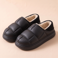 Chaussons Bulle Homme matelassés fourrés – Noir